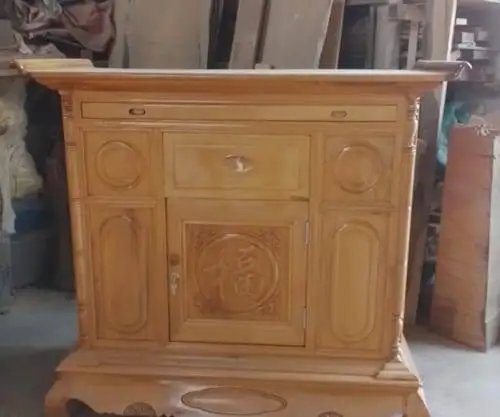 Tủ thờ gỗ mít rừng bán tại Quy Nhơn