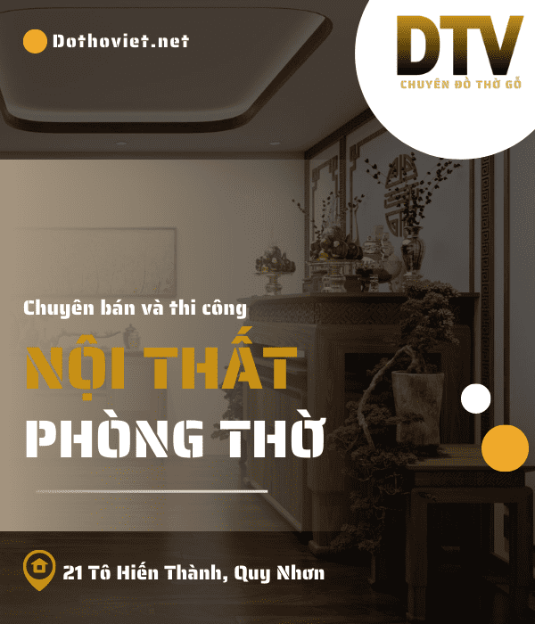 Bán và thi công đồ thờ tại Quy Nhơn